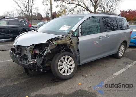 2015 Toyota Sienna Le 7 Passenger из США, поврежденный, VIN 5TDJK3DC2FS125642